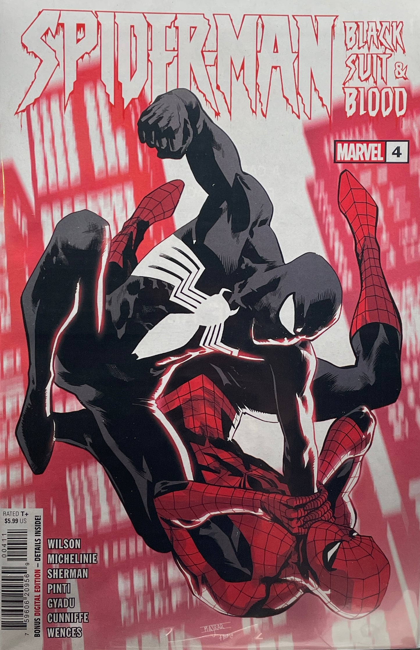 Spider-man Black Suit and Blood (issues 1 - 4 complete set)