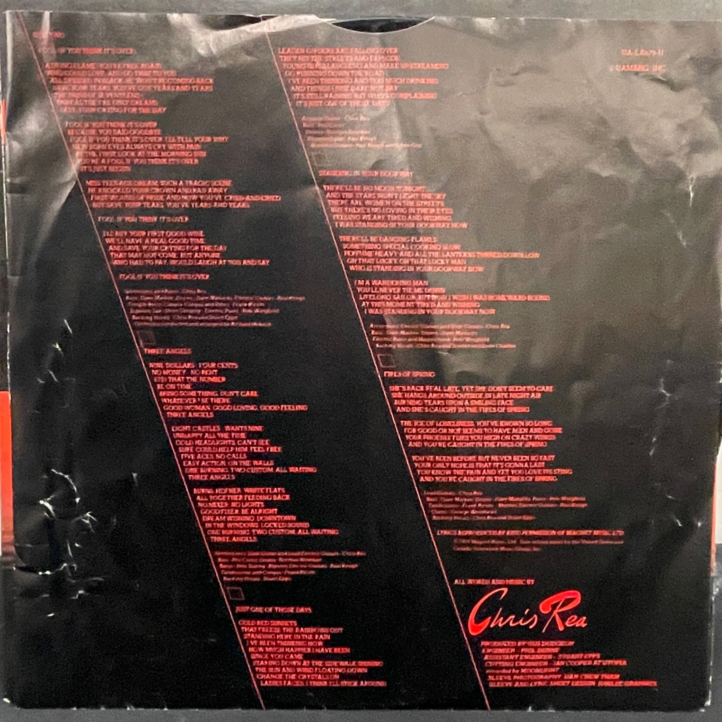 Chris Rea: Whatever happened to Benny Santini? Vinyl LP