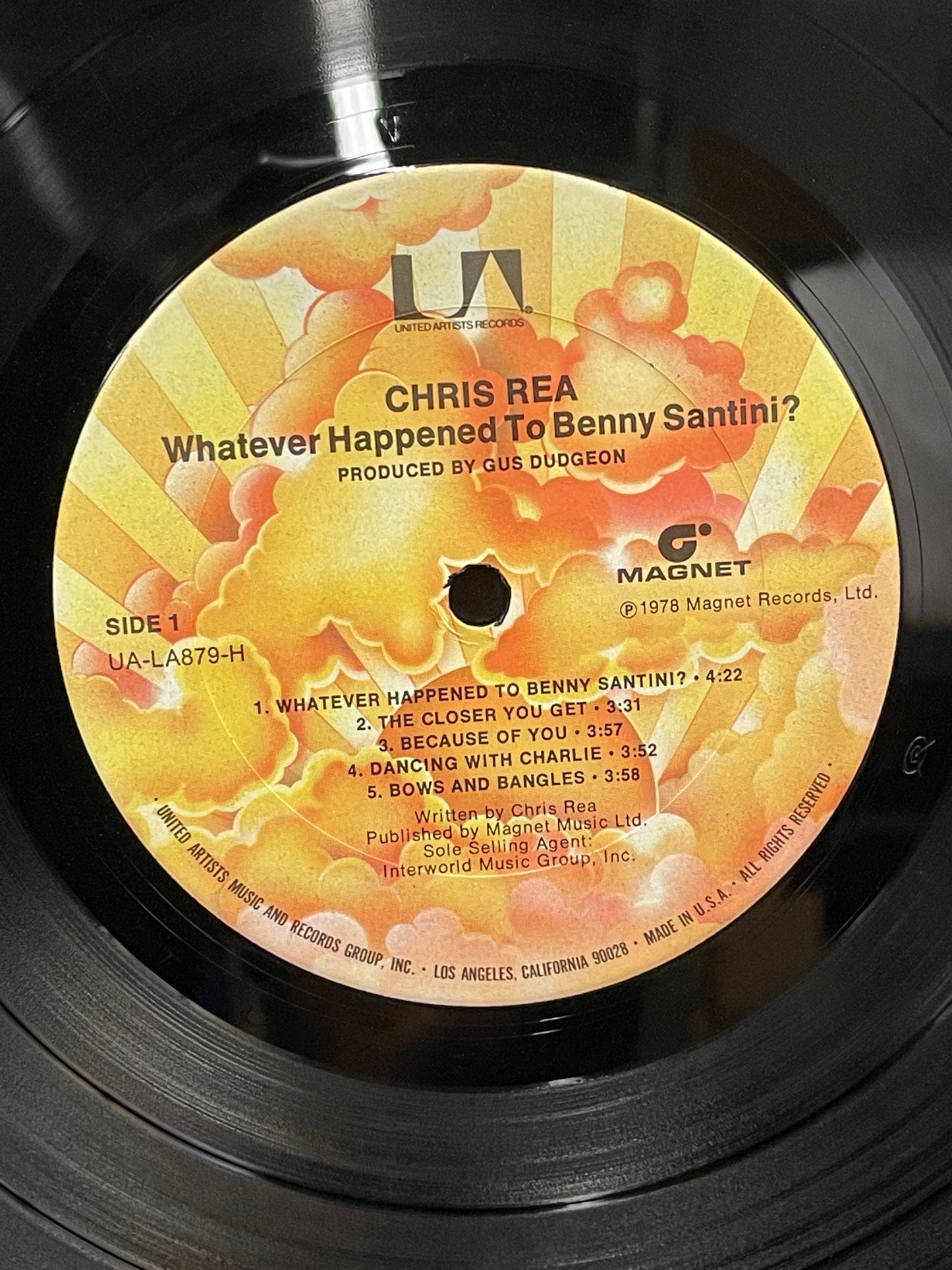 Chris Rea: Whatever happened to Benny Santini? Vinyl LP