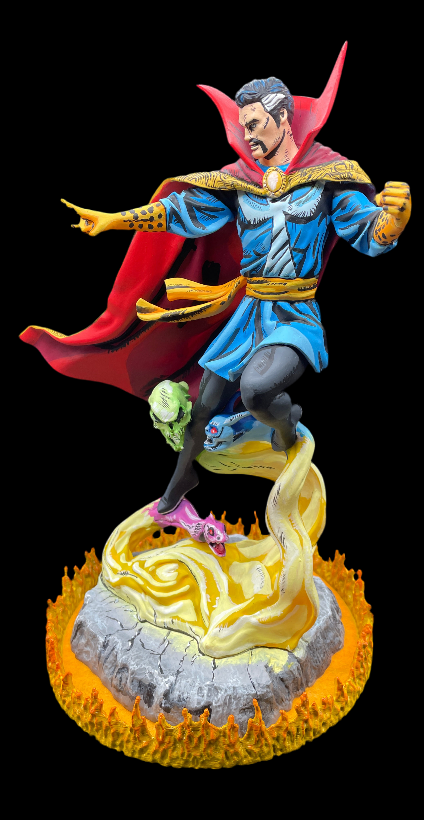 Hand Painted Dr Strange Statuette by Mr.AnimeWorks1
