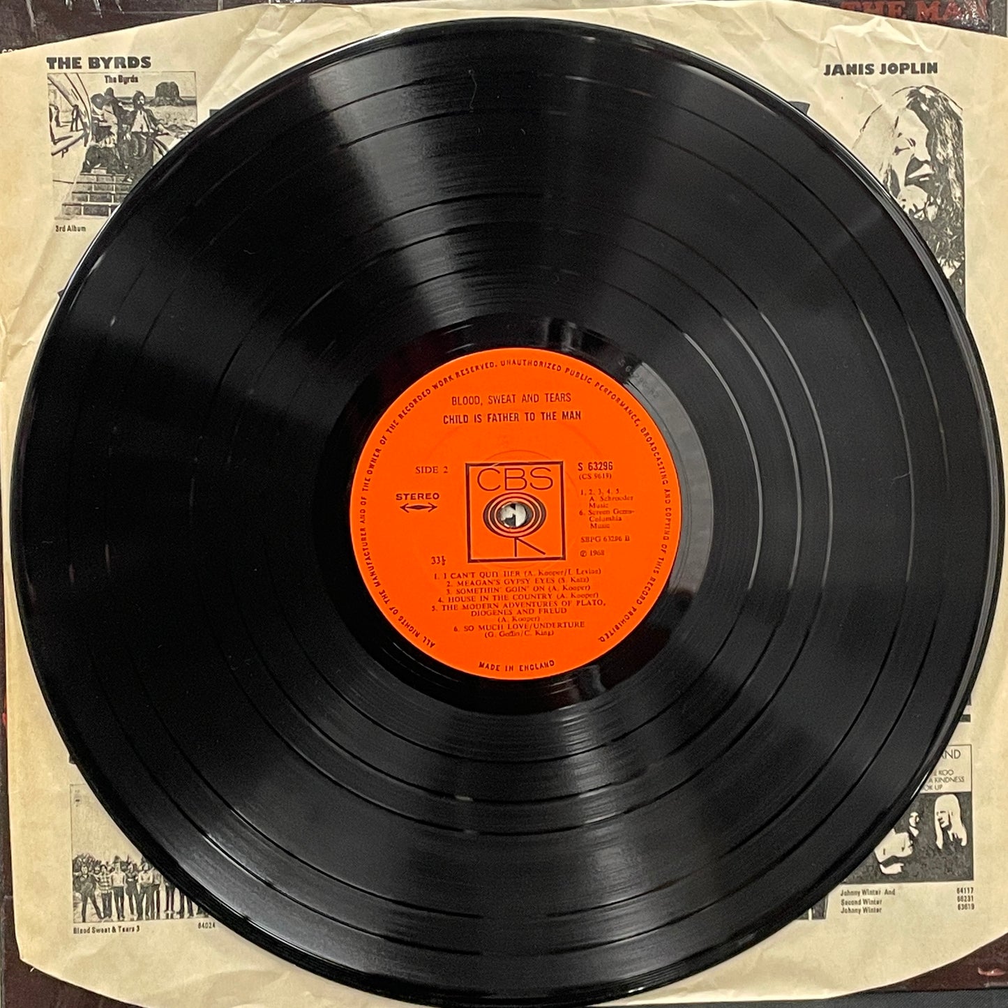 Blood, Sweat, and Tears: Child is Father to the Man Vinyl LP