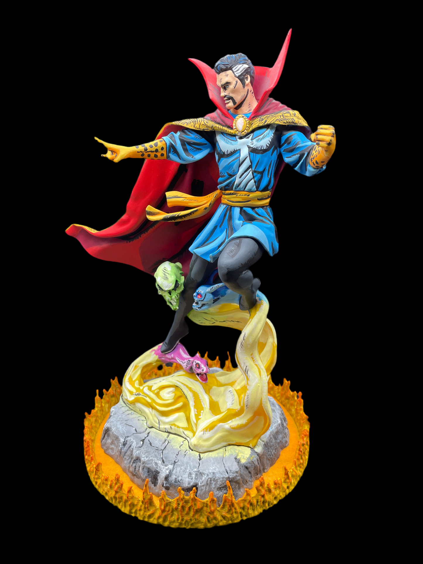Hand Painted Dr Strange Statuette by Mr.AnimeWorks1