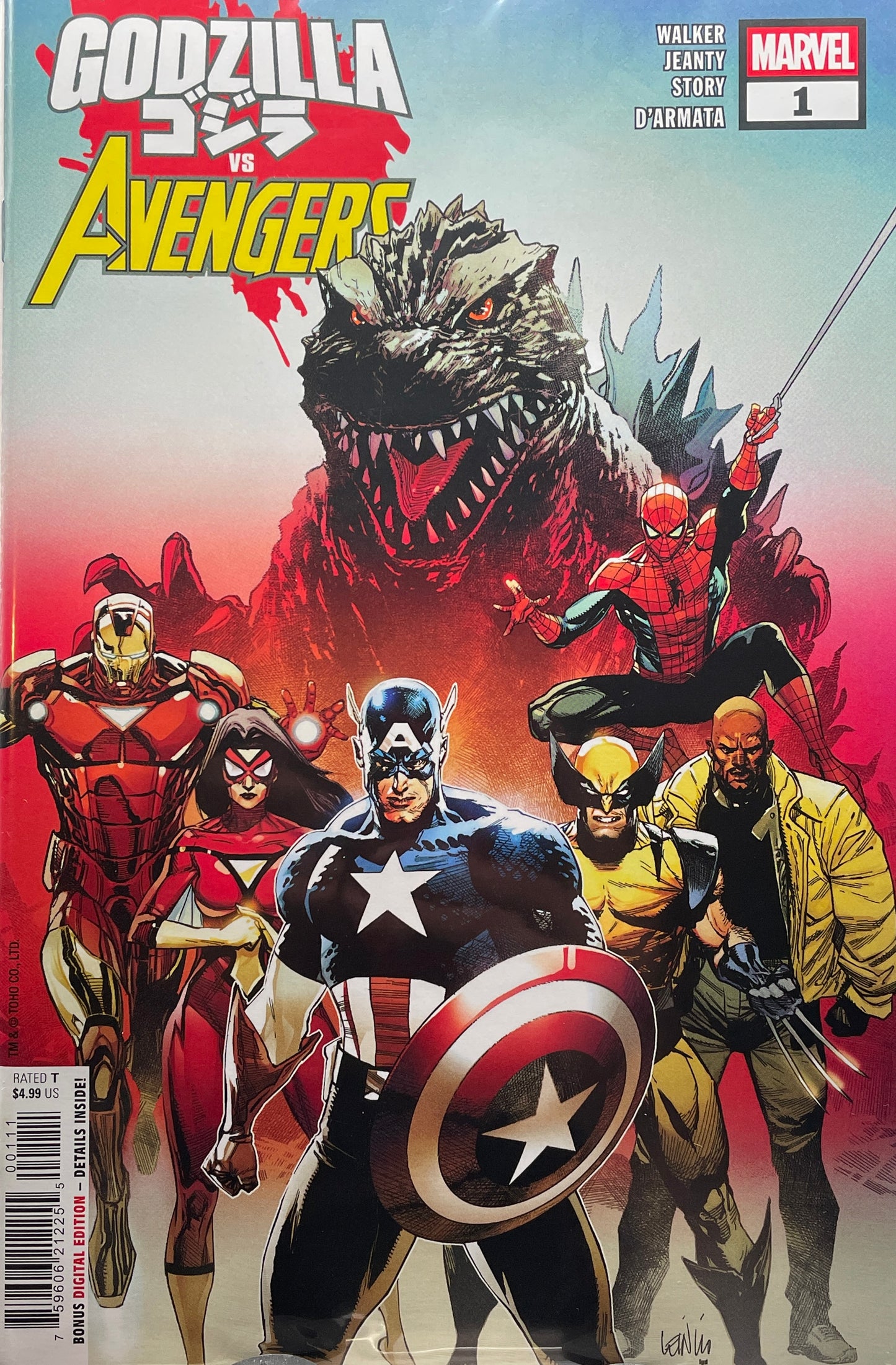 Godzilla vs Avengers one shot
