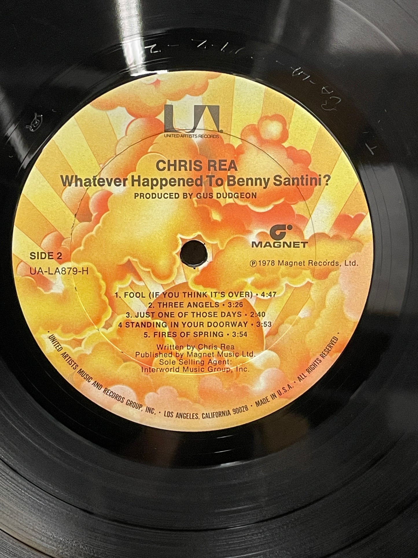 Chris Rea: Whatever happened to Benny Santini? Vinyl LP