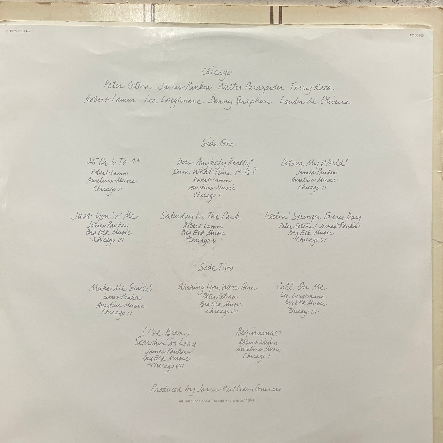 Chicago IX: Chicago's Greatest Hits Vinyl LP