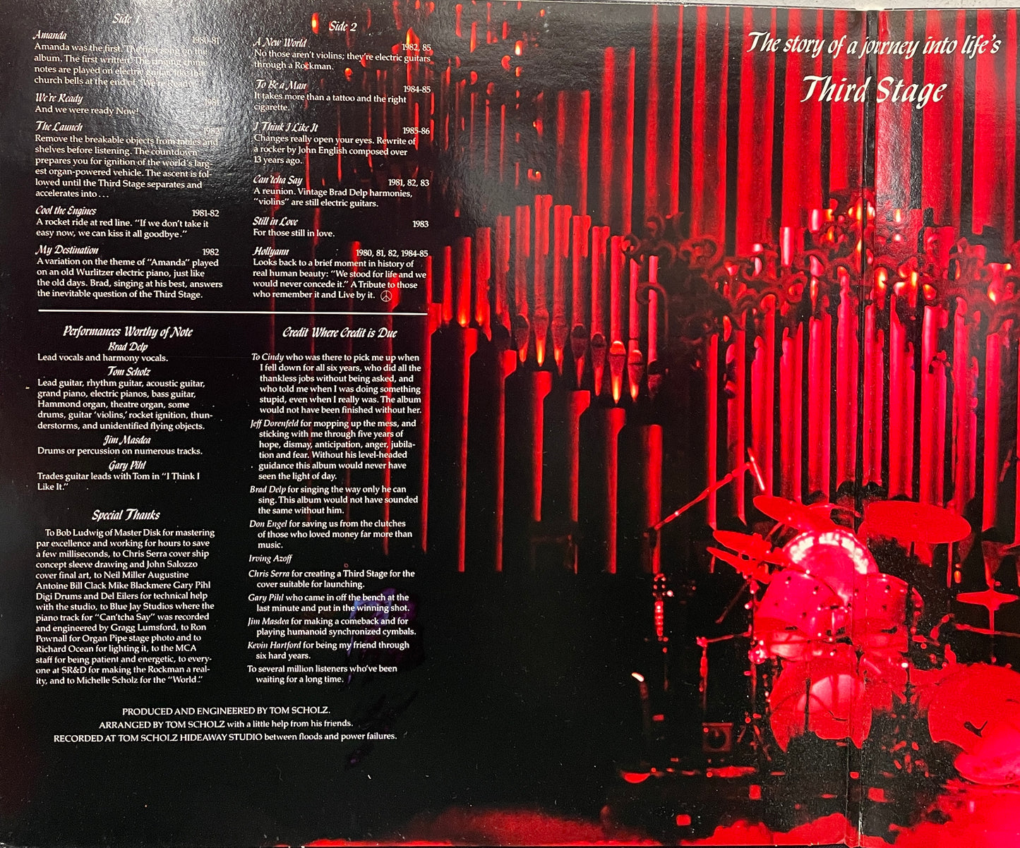 Boston: Third Stage Vinyl LP