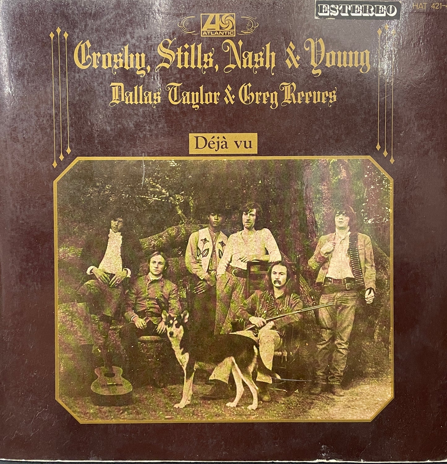 Crosby, Stills, Nash, & Young feat: Dallas Taylor & Grey Reeves: Deja Vu Vinyl LP