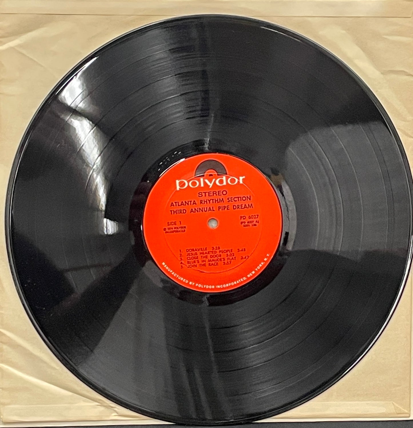 Atlanta Rhythm Section: Third Annual Pipe Dream Vinyl LP