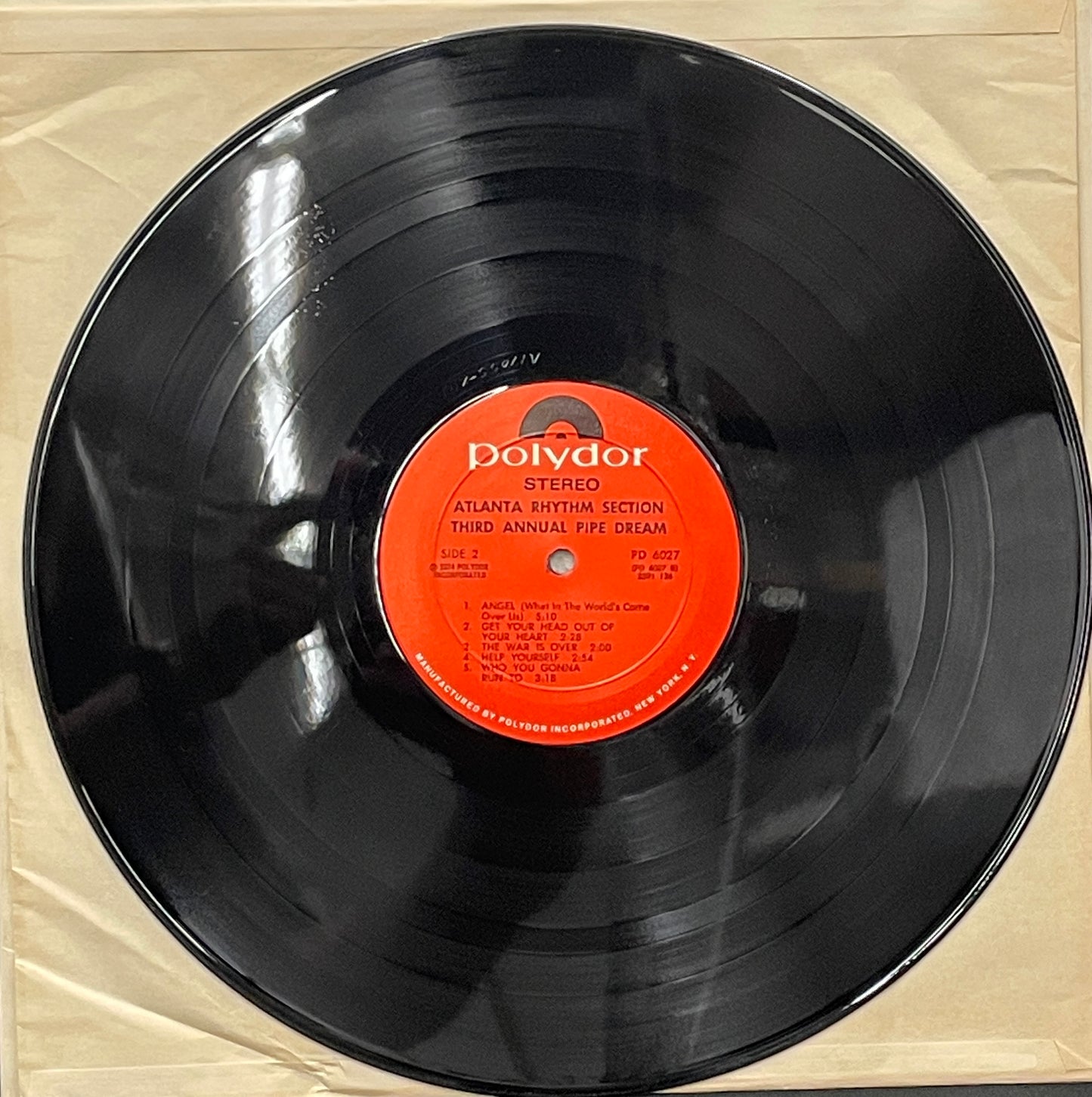 Atlanta Rhythm Section: Third Annual Pipe Dream Vinyl LP