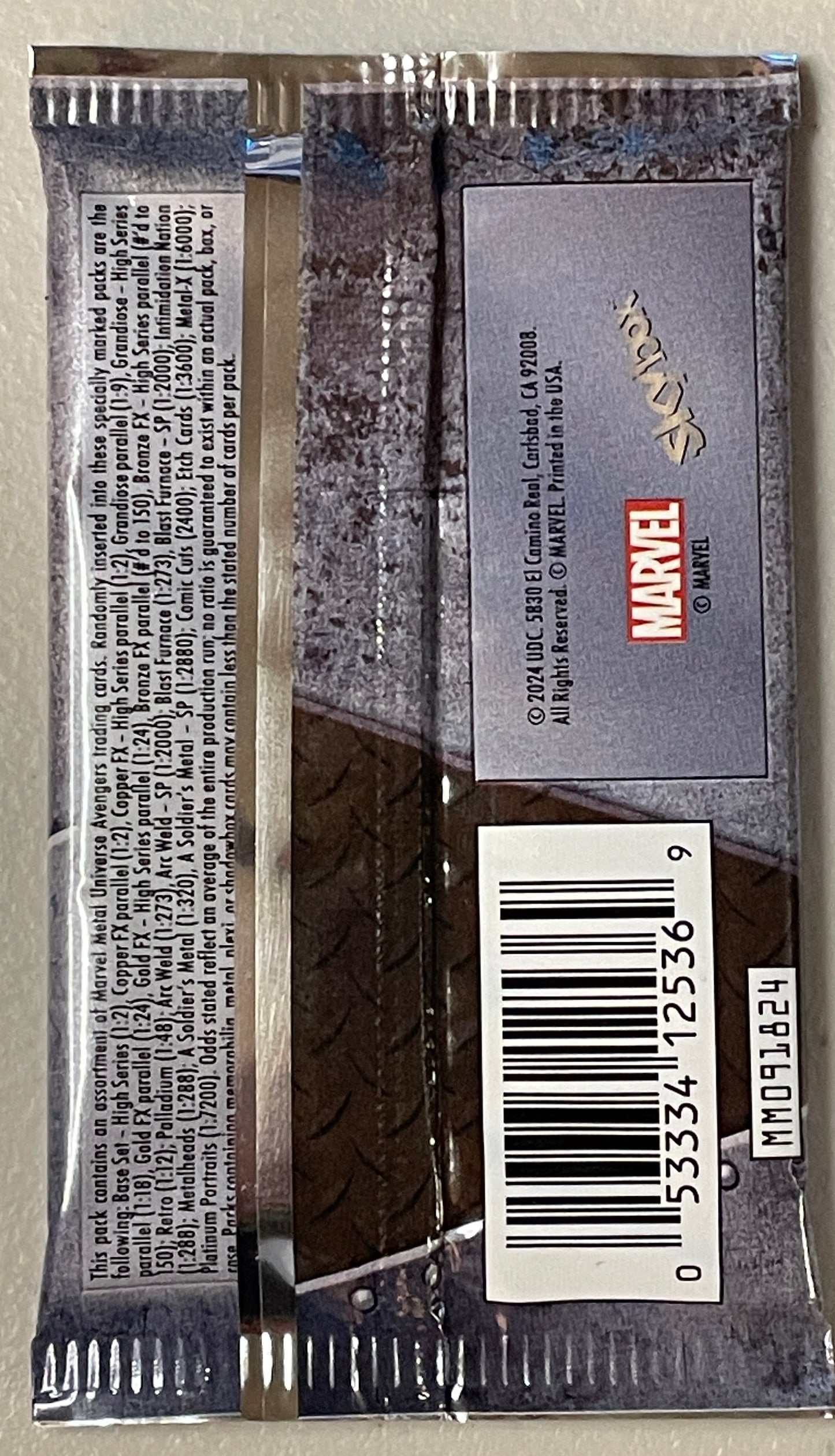 Marvel Metal Universe Trading card pack by Skybox (6 card pack)