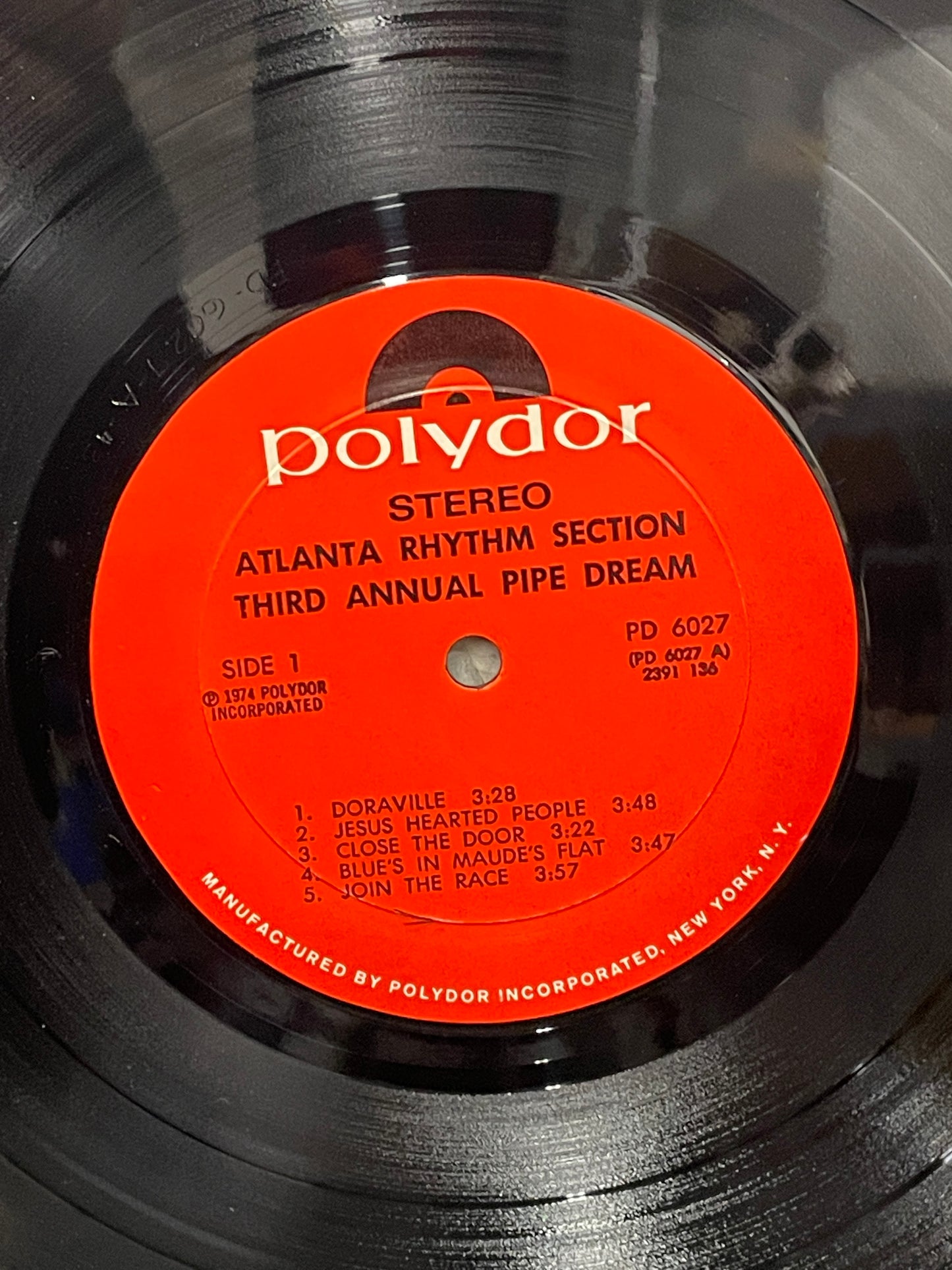 Atlanta Rhythm Section: Third Annual Pipe Dream Vinyl LP