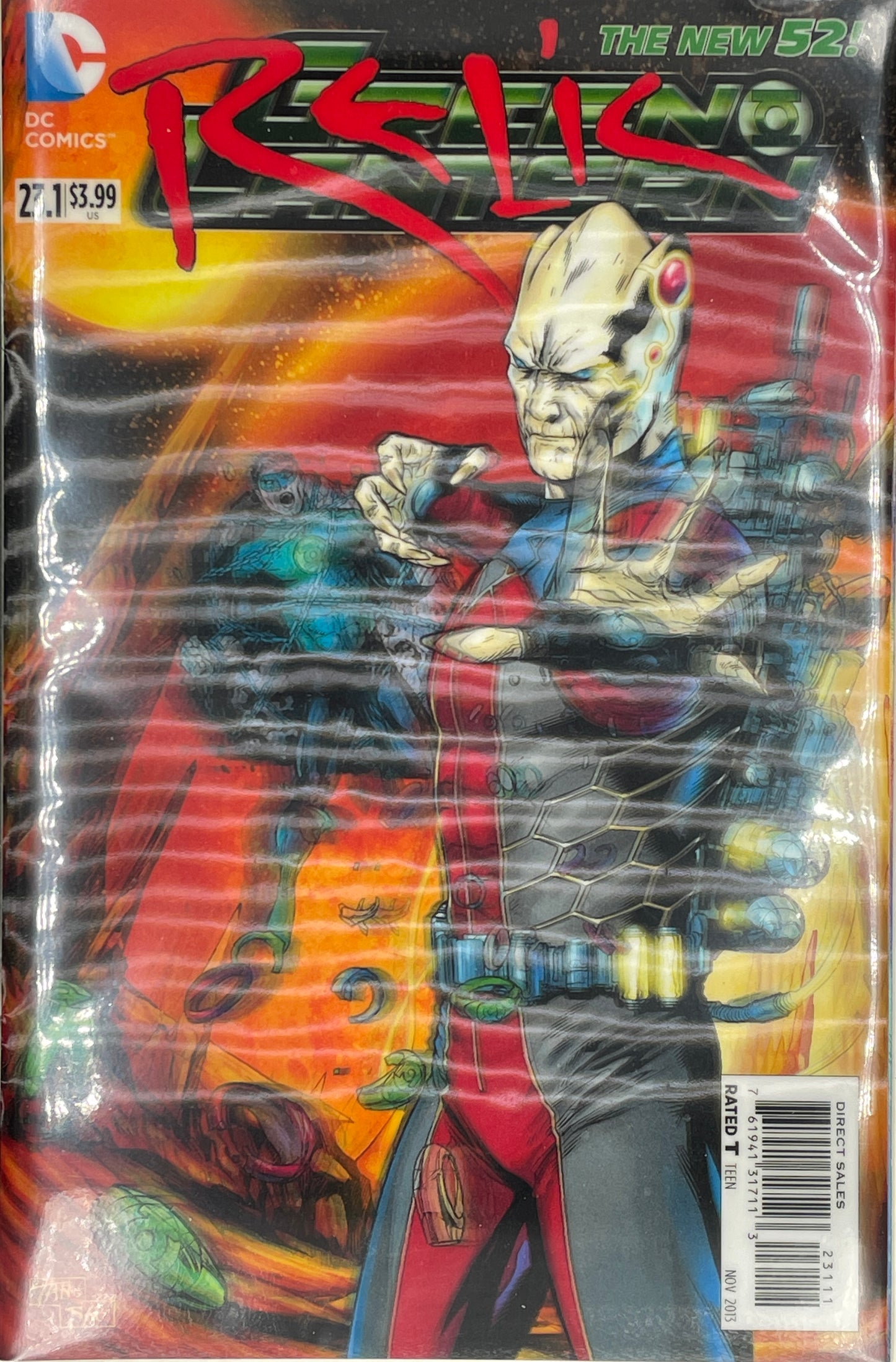 Green Lantern #23.1 (Lenticular 3-D Cover) "Relic" Direct Edition
