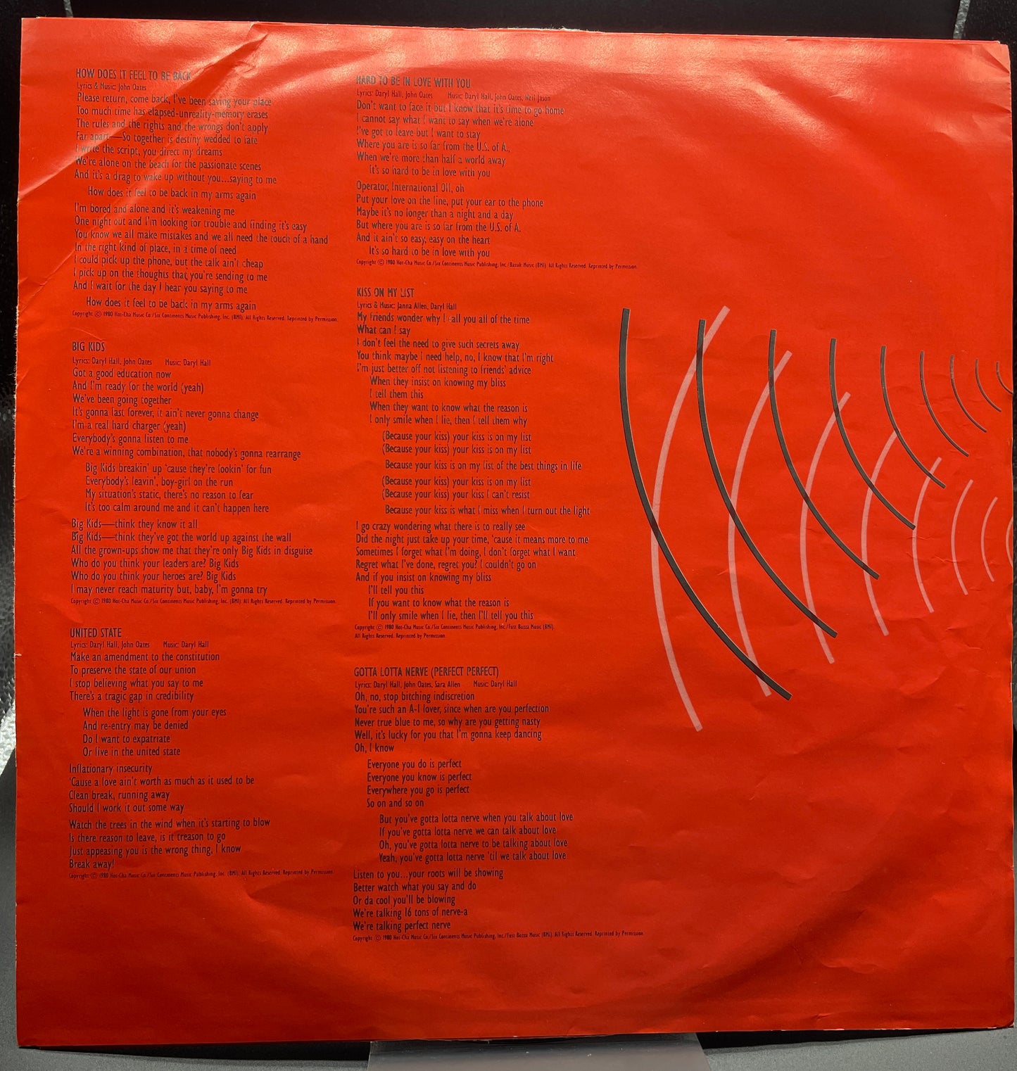Daryl Hall & John Oates: Voices Vinyl LP