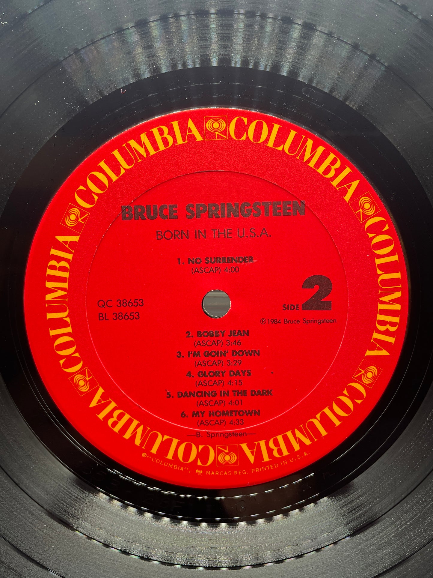 Bruce Springsteen: Born in the USA Vinyl LP