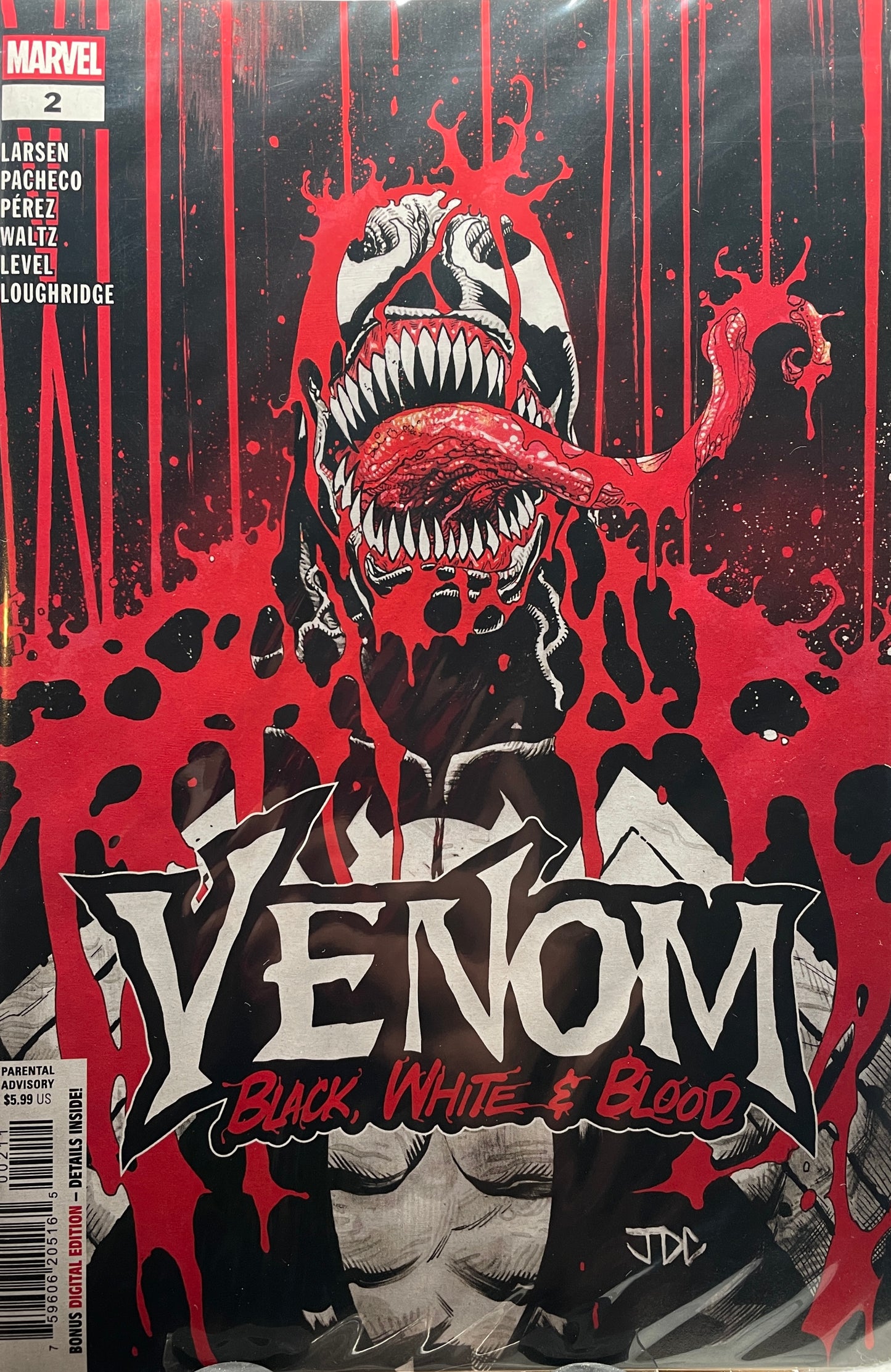 Venom: Black, White, and Blood. Complete 4 issue set