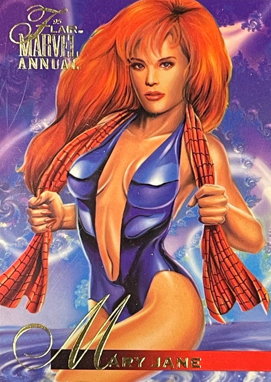 1995 Flair Marvel Annual Trading Card: #55 Mary Jane