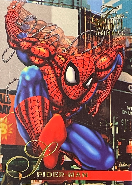 1995 Flair Marvel Annual Trading Card: #49 Spider-Man