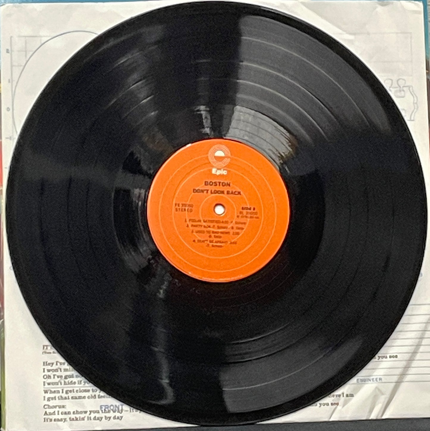 Boston: Don't Look Back Vinyl LP