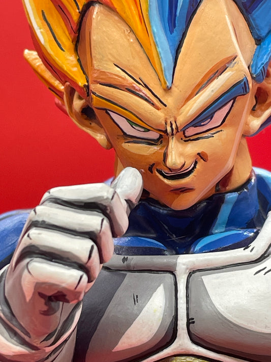 Super Saiyan/Super Saiyan God Blue Anime Painted Custom Vegeta Statuette