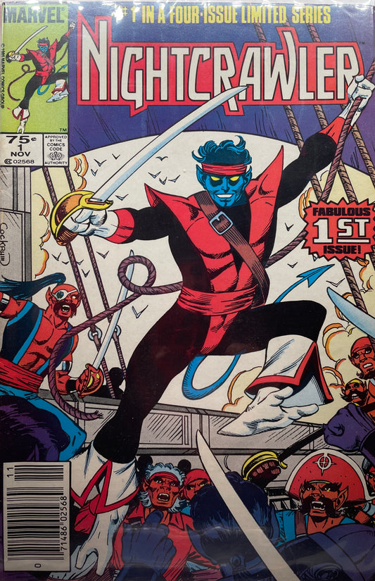 Nightcrawler mini series 1985 issues #1-4