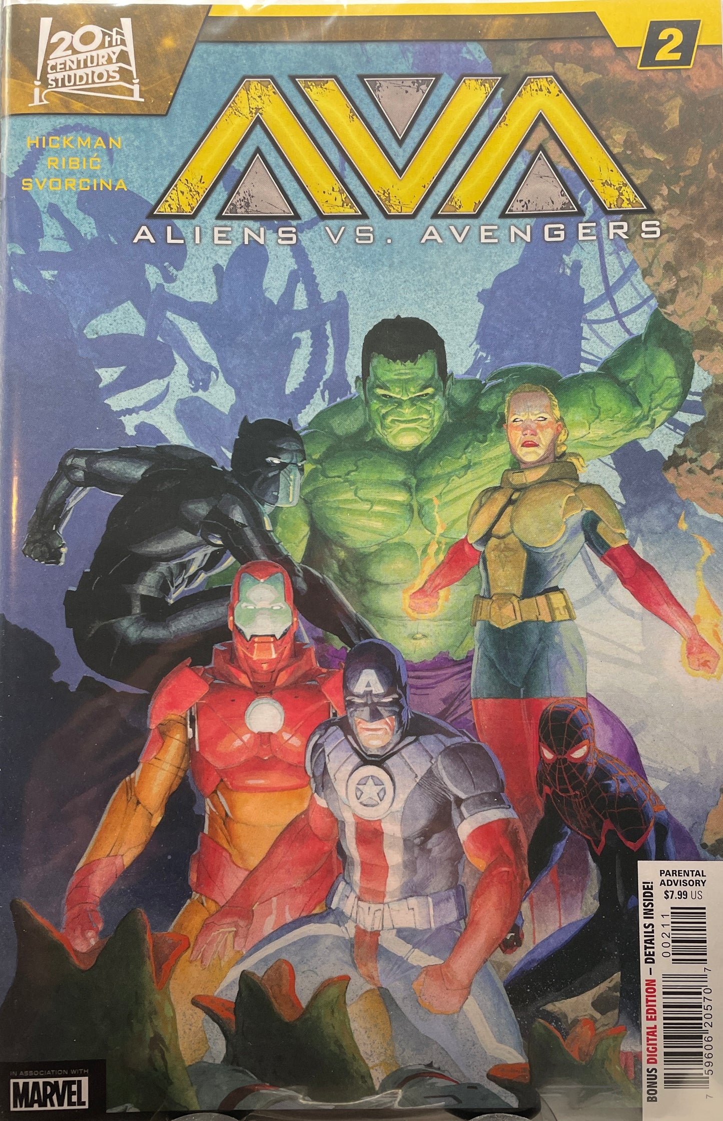 Alien vs. Avengers (issues 1 - 4 complete set)