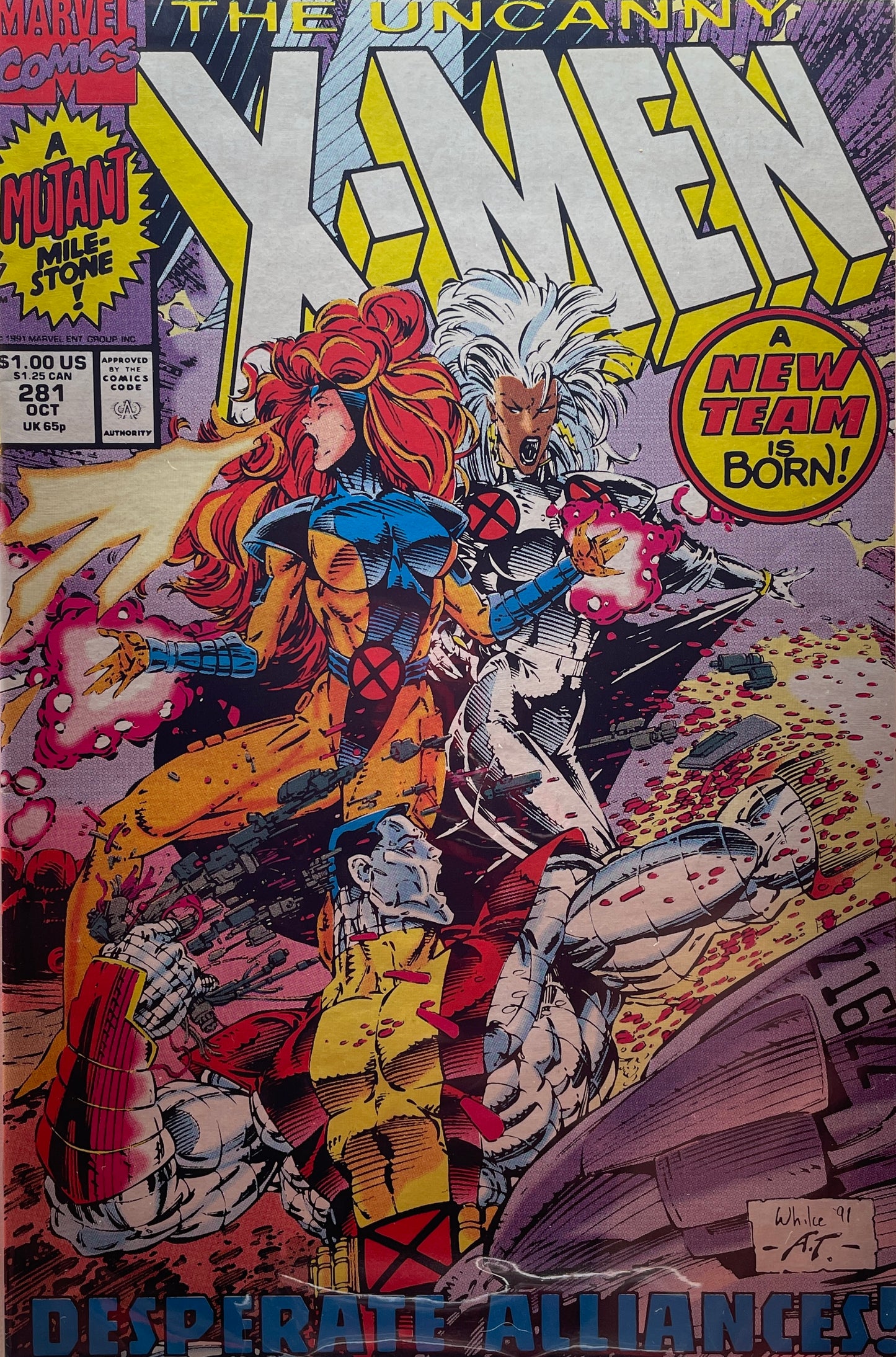 Uncanny X-Men #281 (Newsstand Edition)