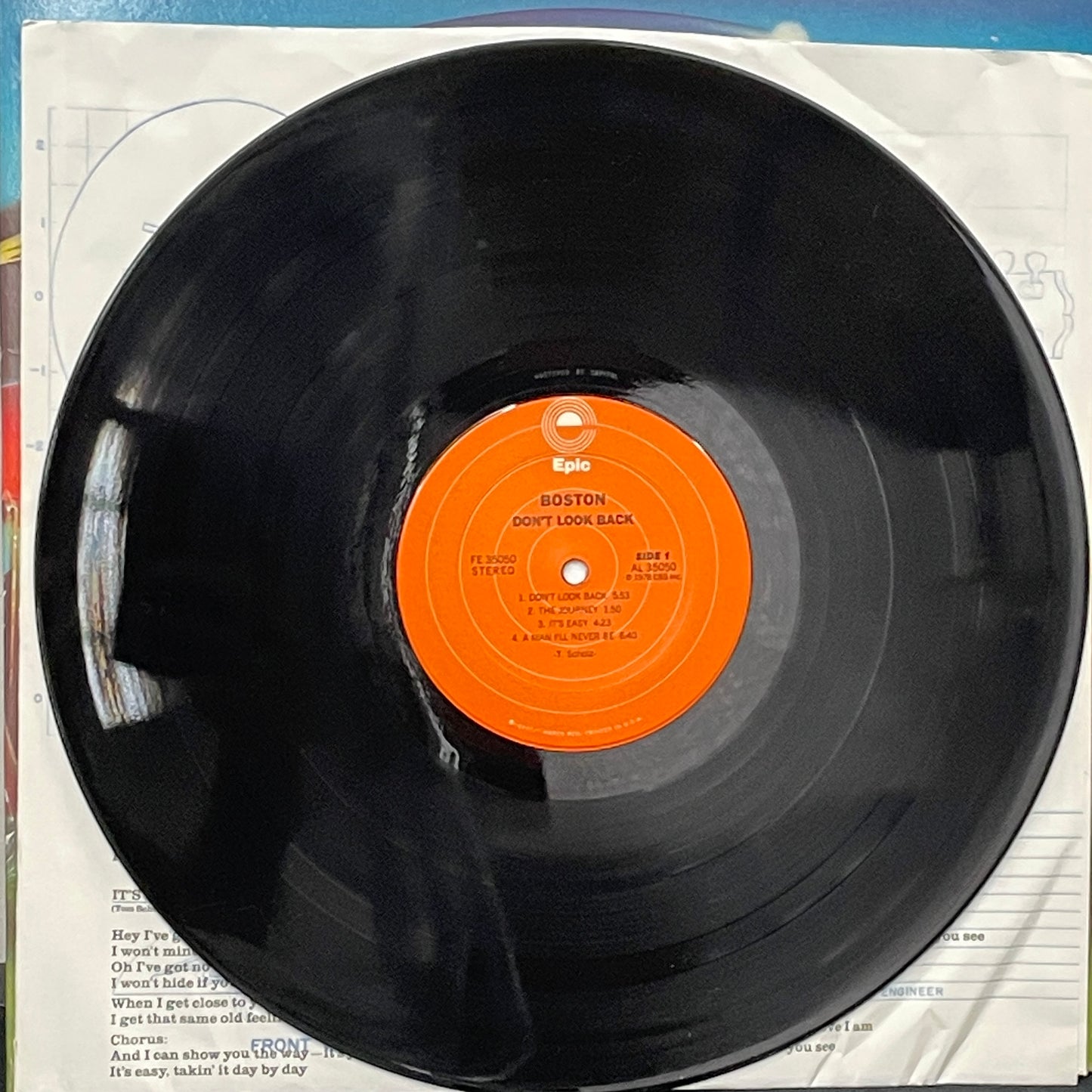 Boston: Don't Look Back Vinyl LP