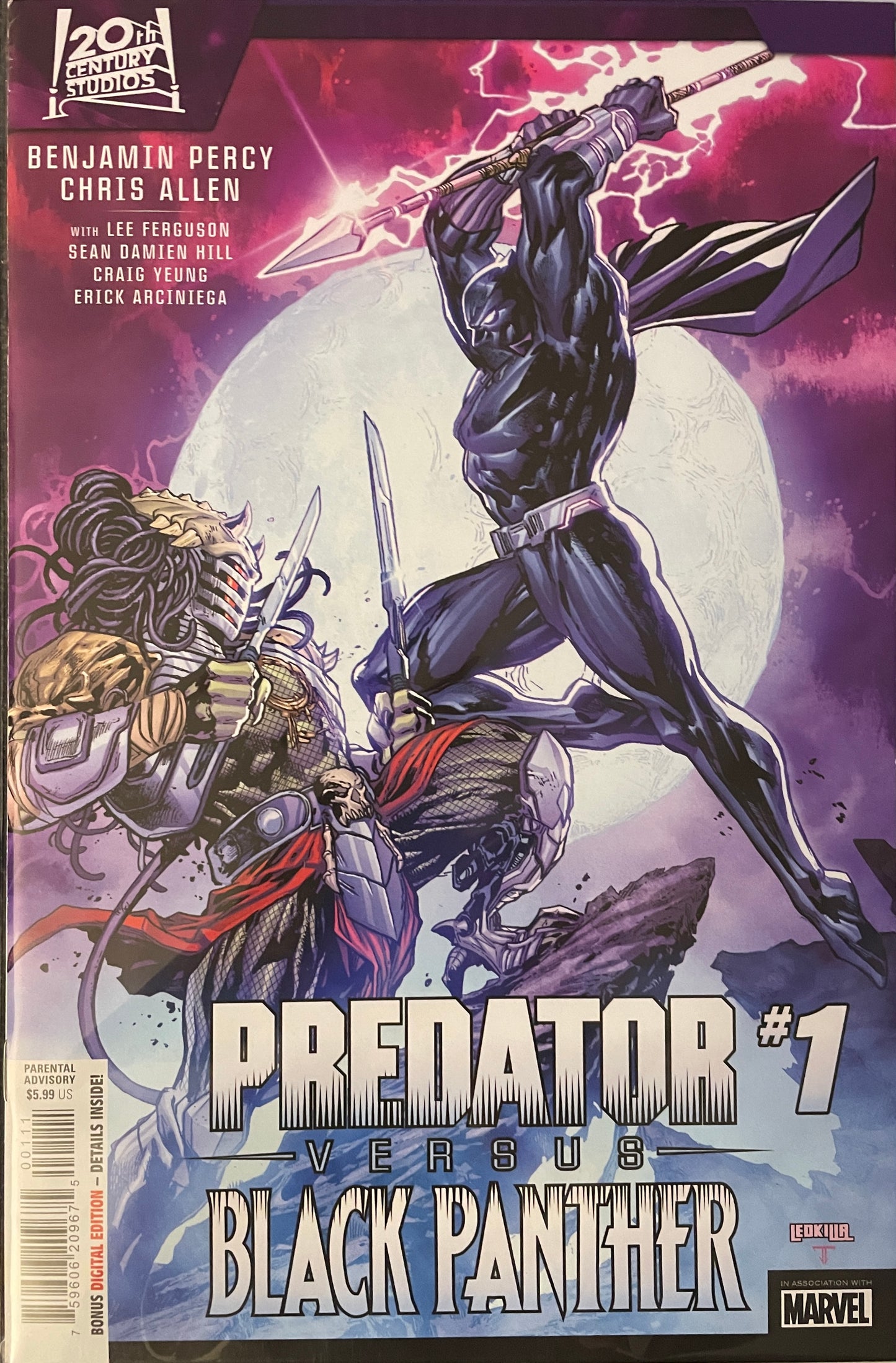 Predator vs. Black Panther complete 4 issue series