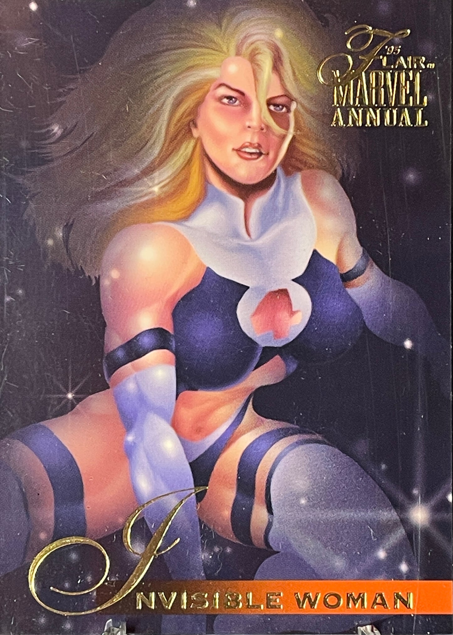 1995 Flair Marvel Annual Trading Card: #76 Invisible Woman