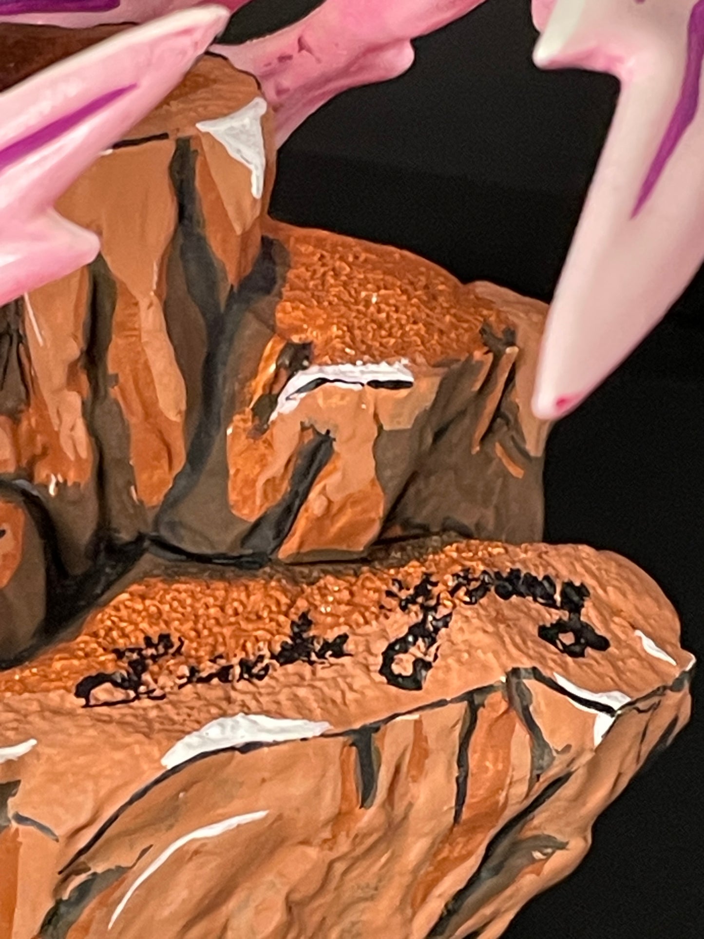 DragonBallZ Frieza PVC Figure. Hand painted by MrAnimeWorks1. Cel Shaded style. Signed by Frieza Voice actress Linda Young