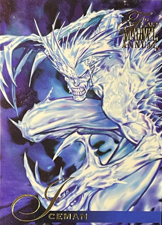 1995 Flair Marvel Annual Trading Card: #6 Iceman