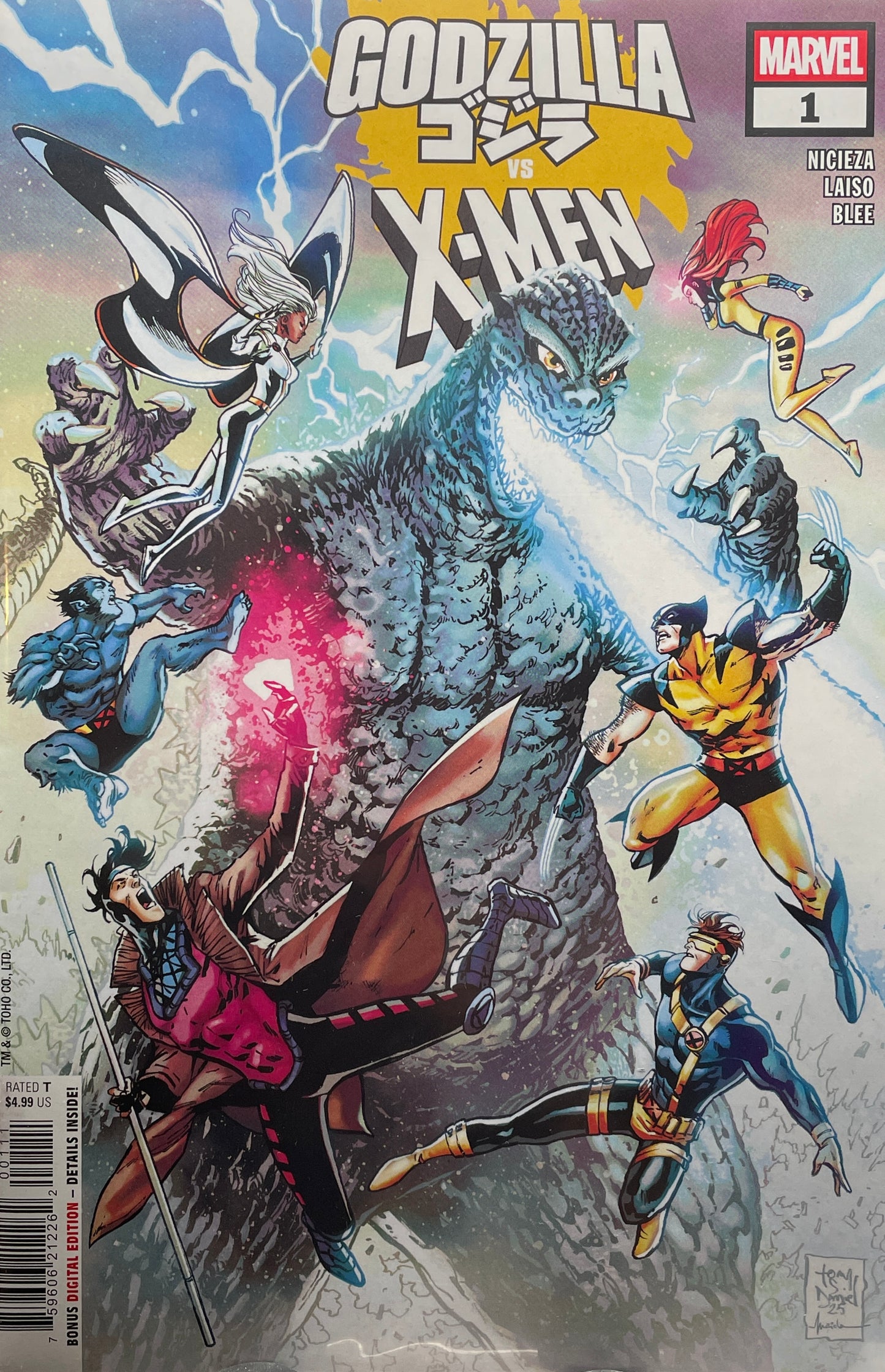 Godzilla vs. X-Men one shot