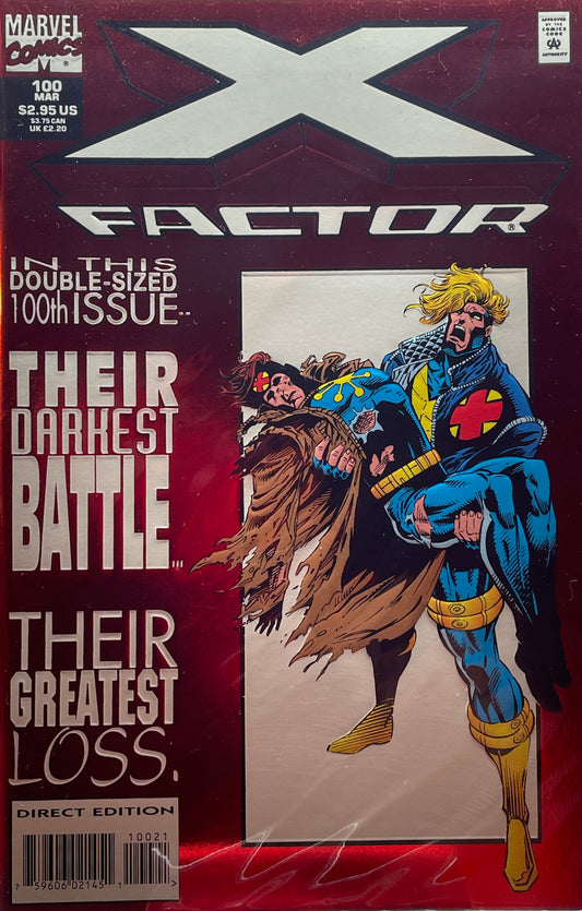 X-Factor #100 Red Foil Cover (Direct Edition)