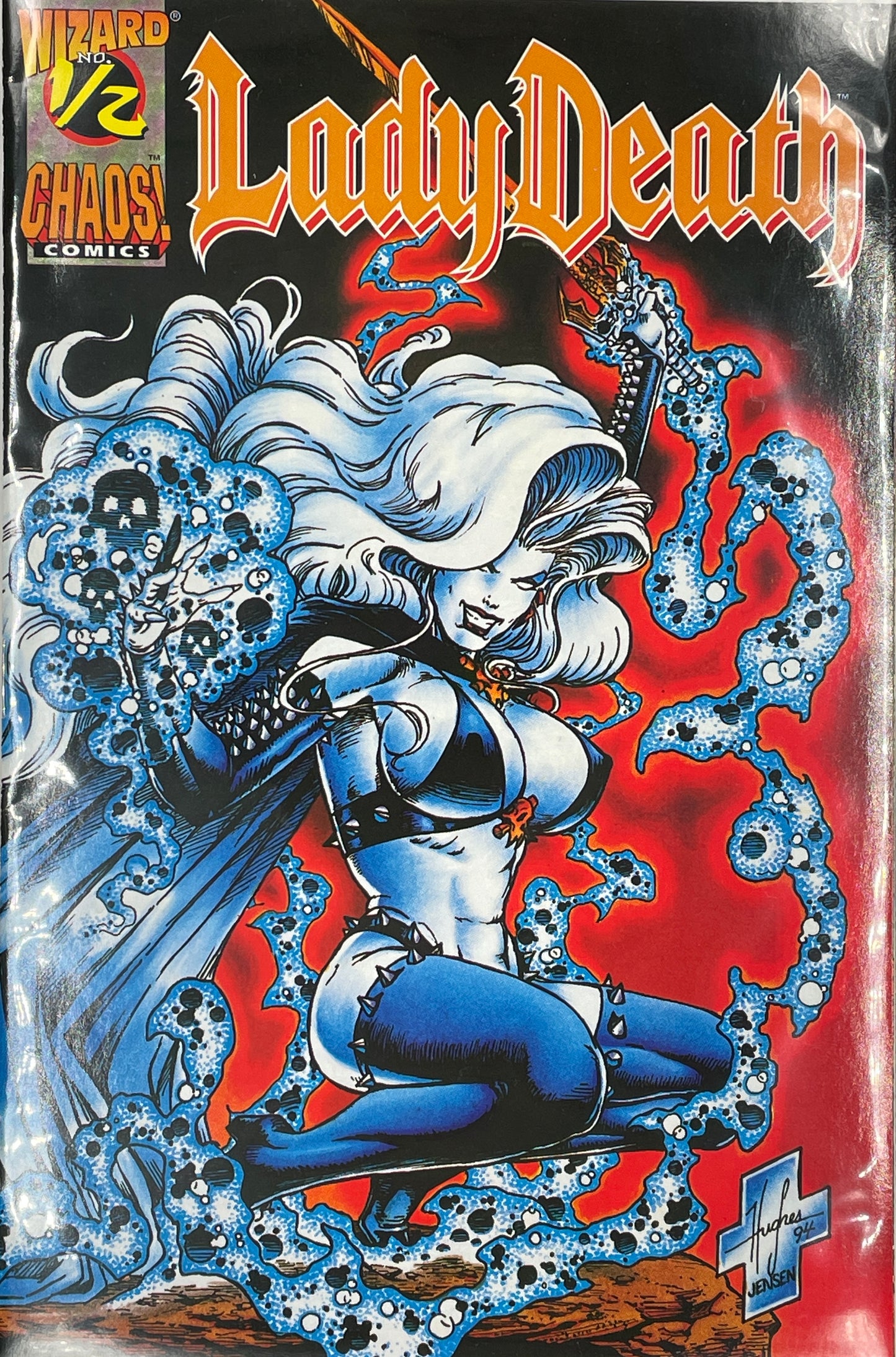 Lady Death 1/2 by Wizard Magazine (Includes certificate of Authenticity)