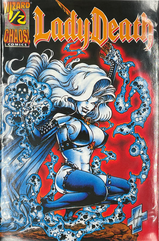 Lady Death 1/2 by Wizard Magazine (Includes certificate of Authenticity)