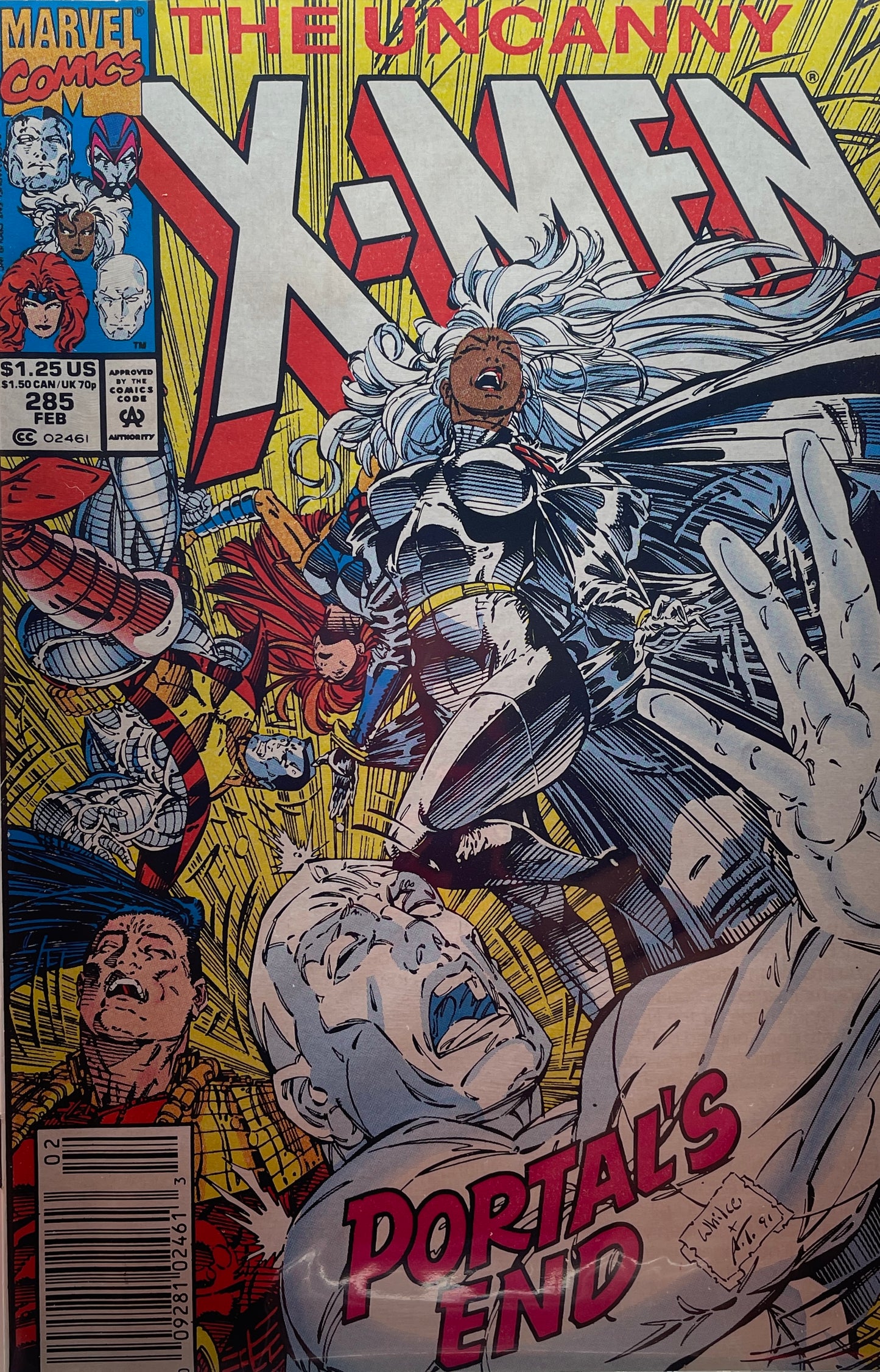 Uncanny X-Men #285 (Newsstand Edition)