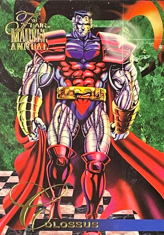 1995 Flair Marvel Annual Trading Card: #7 Colossus