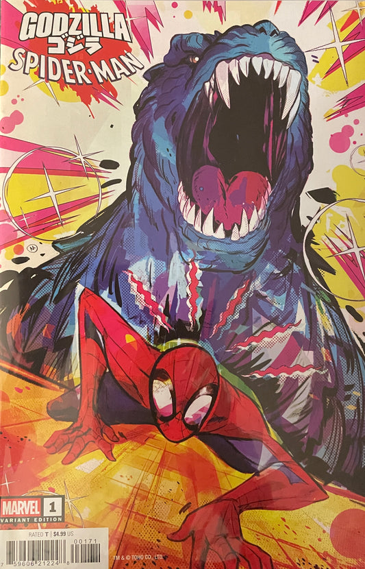 Godzilla vs. Spider-Man (variant cover)