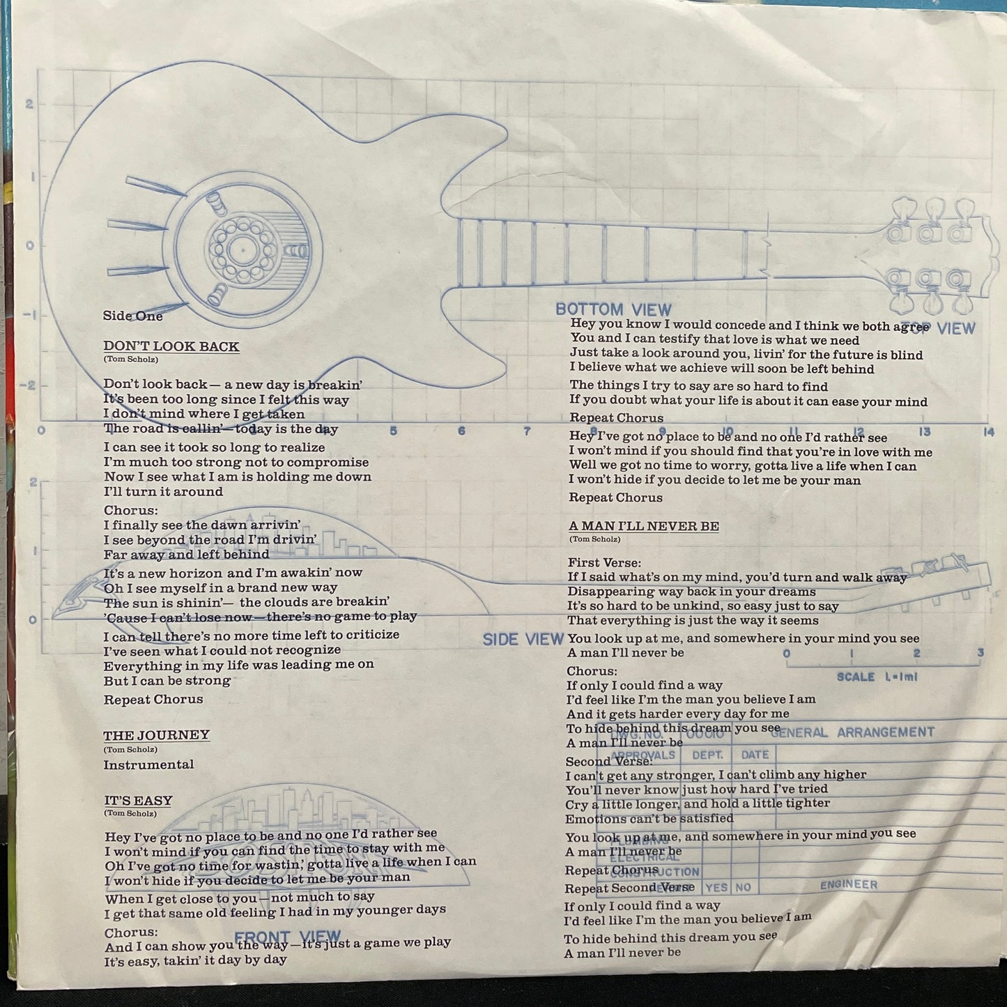 Boston: Don't Look Back Vinyl LP