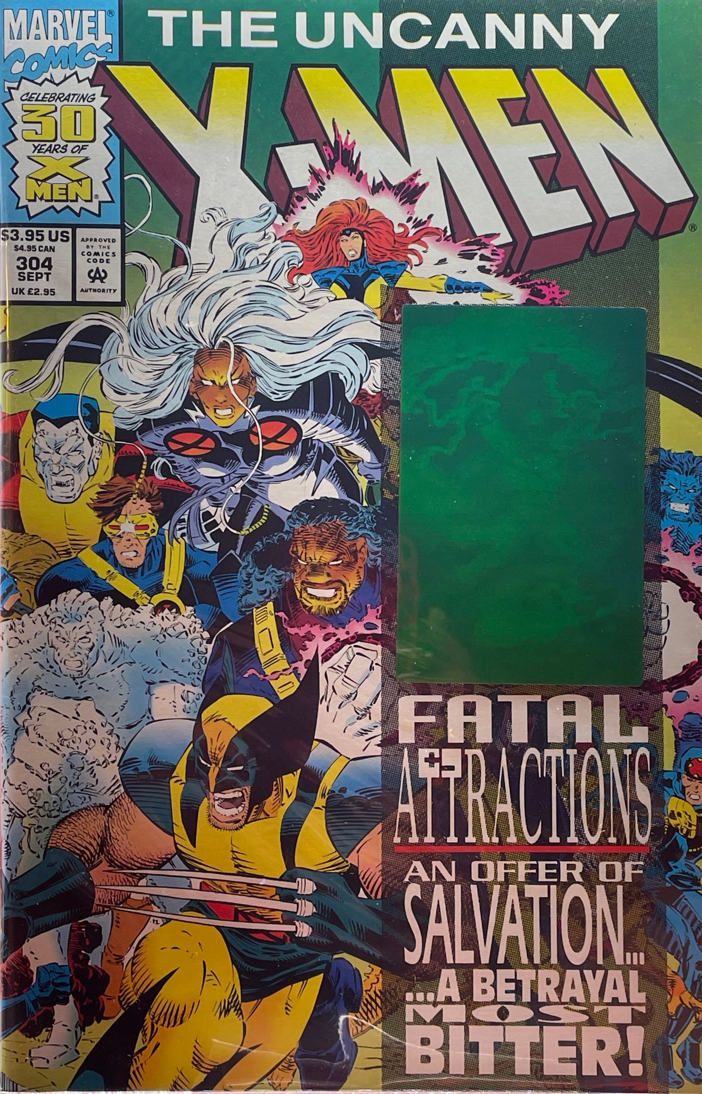 Uncanny X-Men #304 (Newsstand Edition)