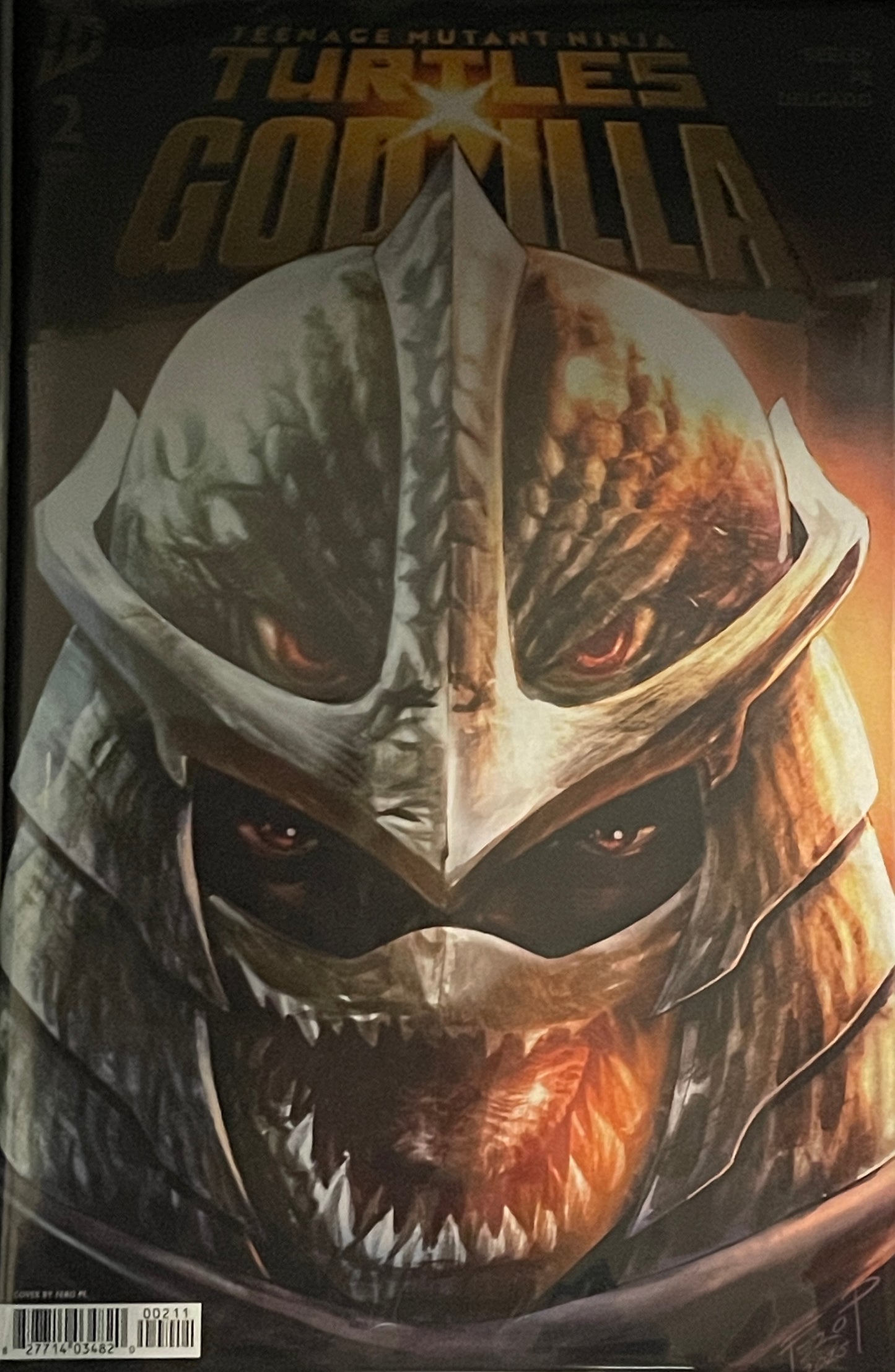 Teenage Mutant Ninja Turtles x Godzilla complete set issues #1-5