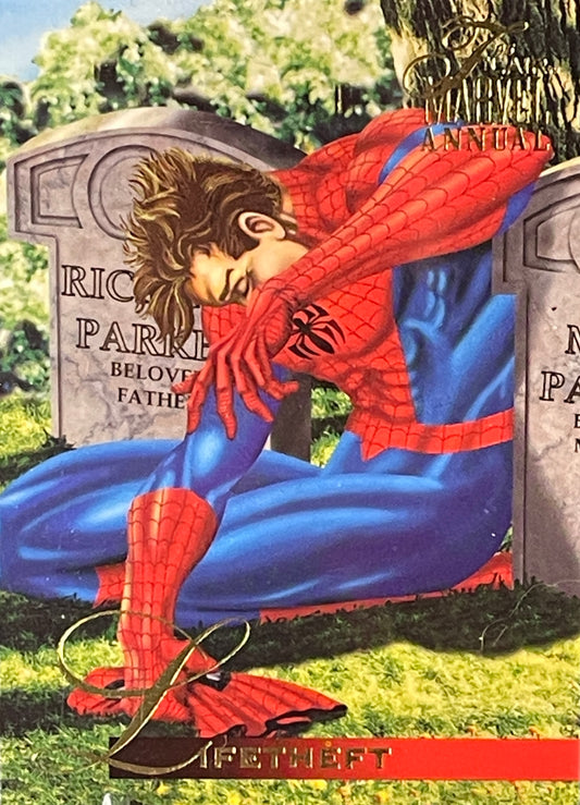 1995 Flair Marvel Annual Trading Card: #50 Lifetheft
