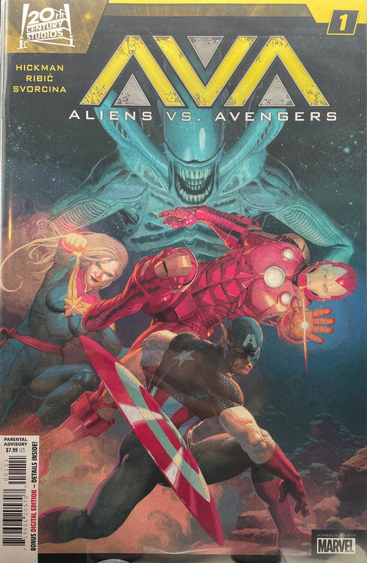 Alien vs. Avengers (issues 1 - 4 complete set)
