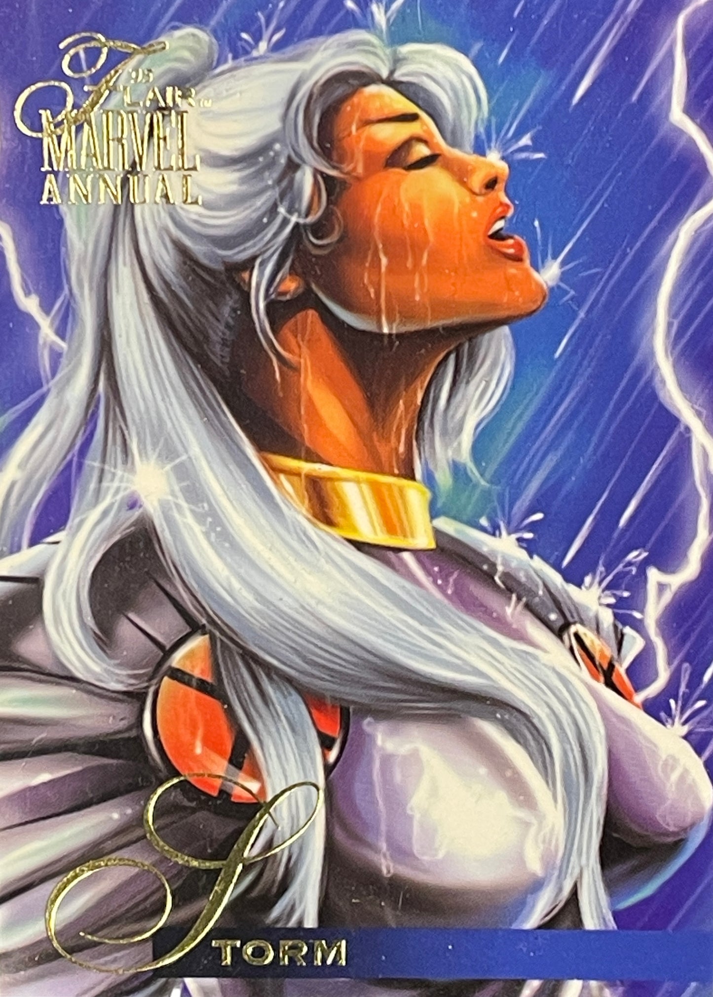 1995 Flair Marvel Annual Trading Card: #5 Storm