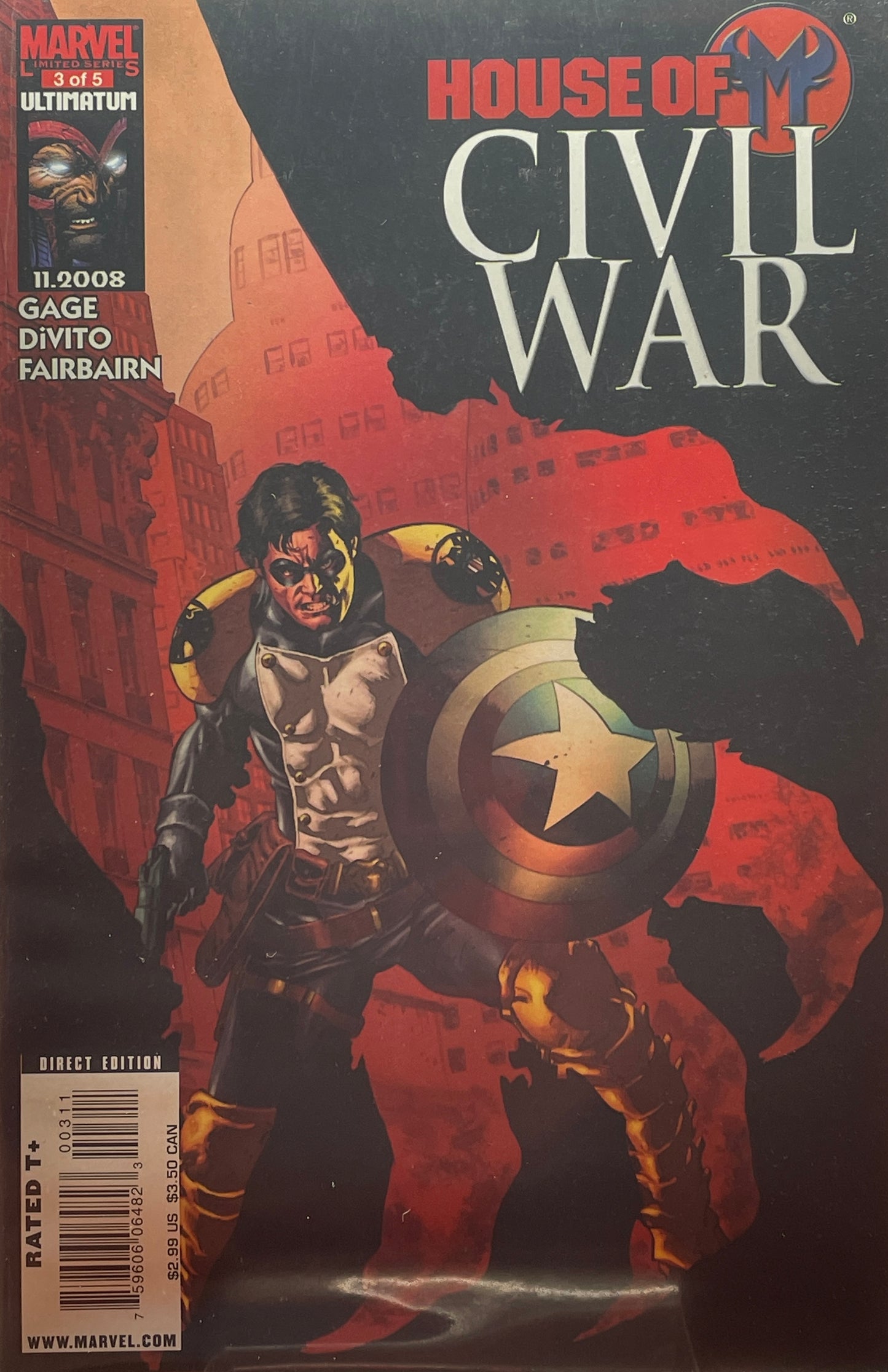 House of M Civil War #3 of 5 (Direct Edition)