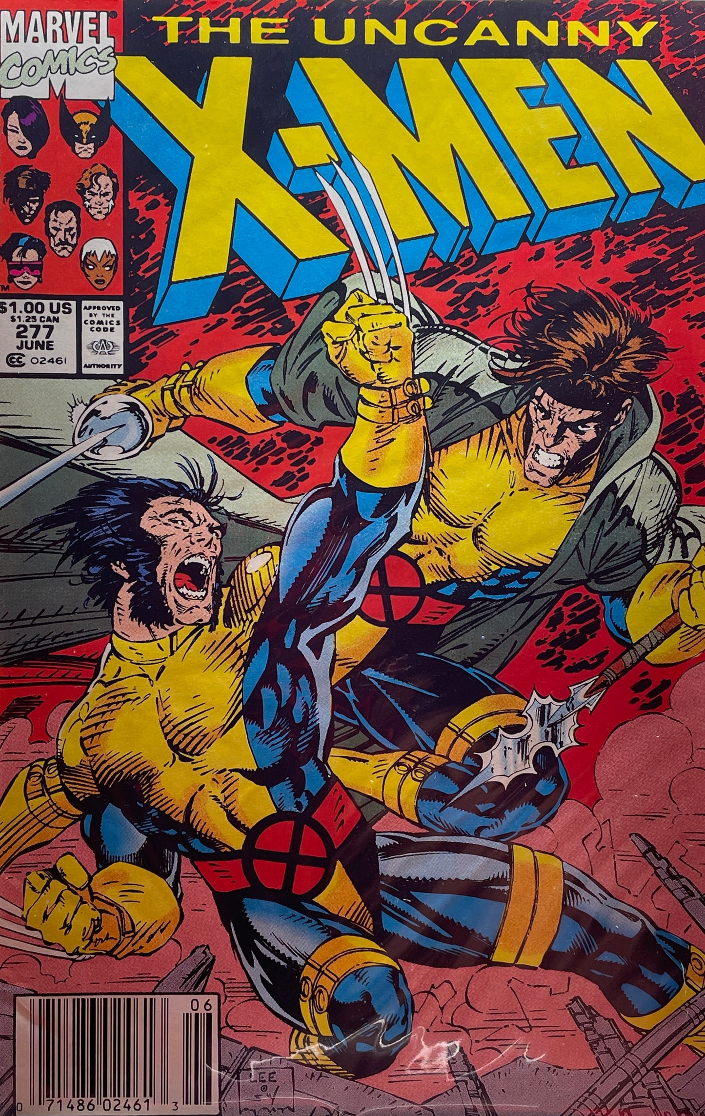 Uncanny X-Men #277 (Newsstand Edition)