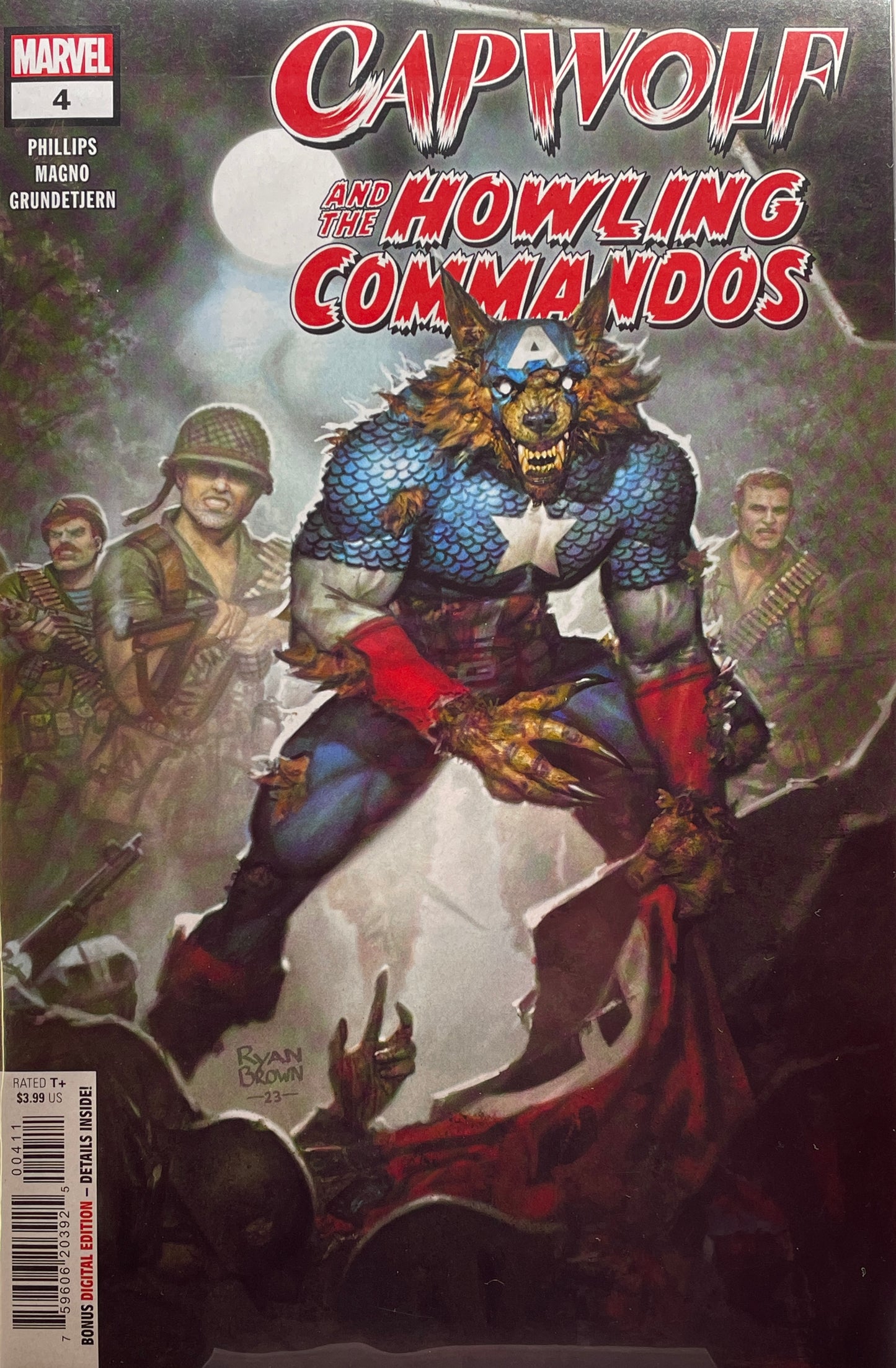 CapWolf and his Howling Commandos complete mini series issues #1-4