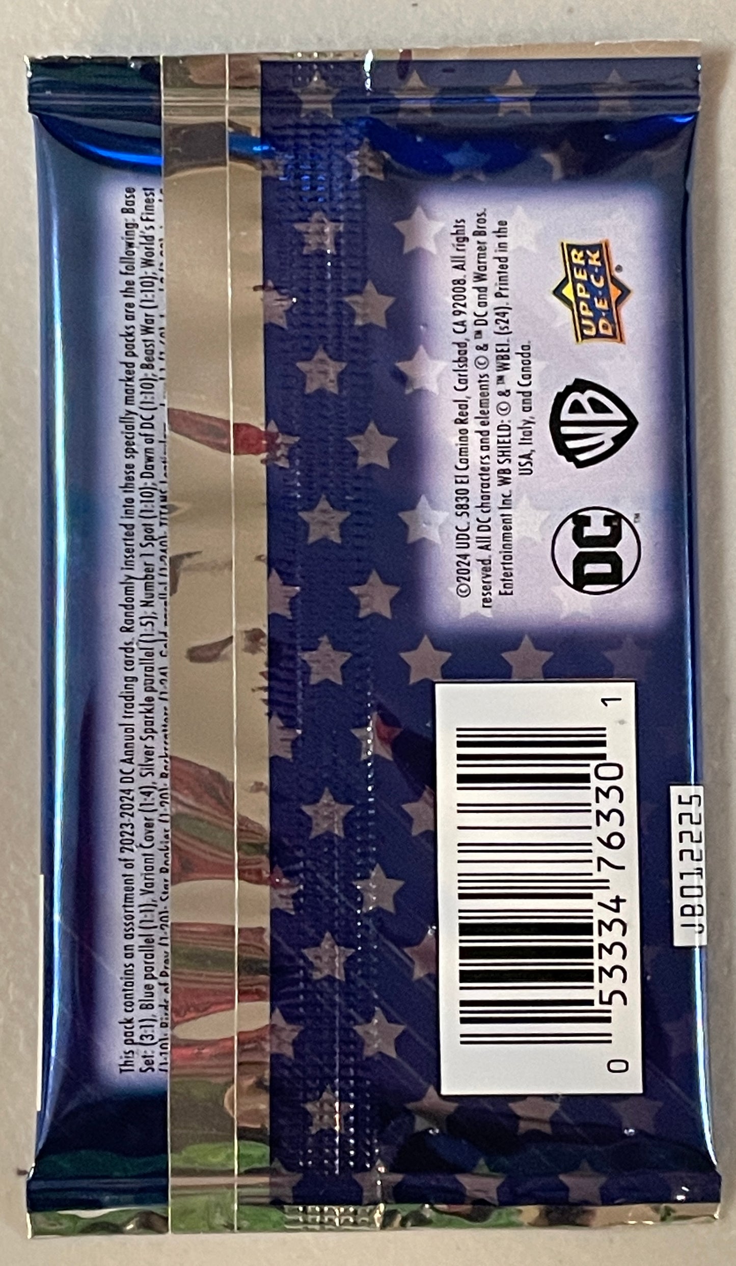 2024 DC Annual trading cards by Upper Deck (5 card pack)