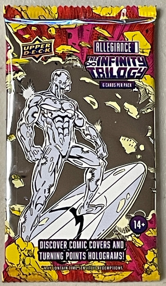 Allegiance: The Infinity Trilogy trading card pack by Upper Deck (6 card pack)