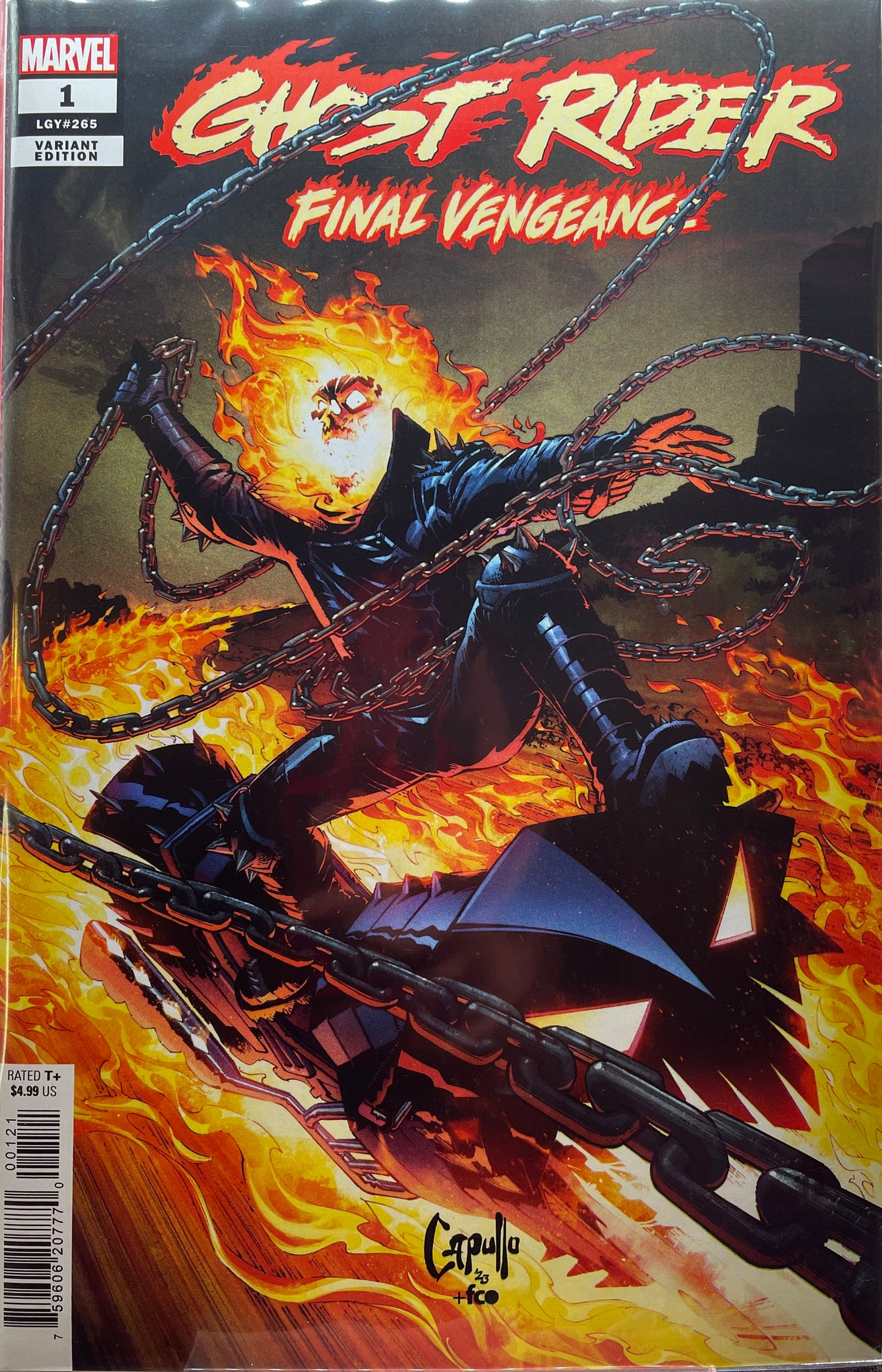 Ghost Rider Final Vengeance issue #1 (Greg Capullo variant cover)